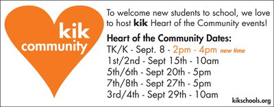 kik Heart of the Community Events 2019