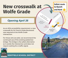 Wolfe Grade Crosswalk Opening April 26