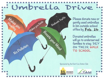 Umbrella Donation Drive